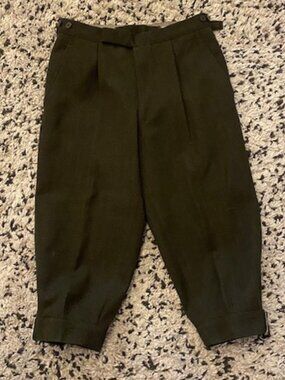 VTG Wool Pedal Pushers Siz 28/ Med Langer Reine Schurwolle NWOT Tailored Germany